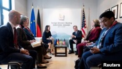 七国集团(G7)2023年4月17日在日本长野县轻井泽举行外长会议。(路透社)