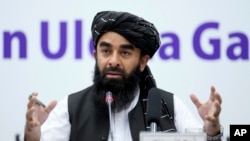 Juru bicara pemerintah Taliban Afghanistan, Zabiullah Mujahid
