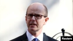 英国政府通讯总部（GCHQ）总监杰里米∙弗莱明（Jeremy Fleming）（路透社资料图）