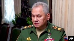 Bộ trưởng Quốc phòng Nga Sergei Shoigu.