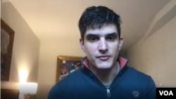 塞缪尔·比克特 (Samuel Phillip Bickett),美国之音摄于2022年4月16日。