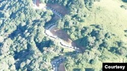 မတူပီမှ မင်းတပ်ဖက်သို့ ဆင်းလာသည့် စစ်ကောင်စီယာဉ်တန်း - ယခင်မှတ်တမ်းပုံဟောင်း(Photo: CDF Mindat )