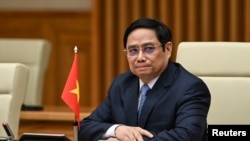 越南总理范明正 (资料照,2021年河内)