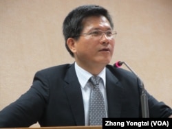 资料照:现任台湾总统府秘书长林佳龙