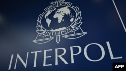 资料照:国际刑警组织的标识