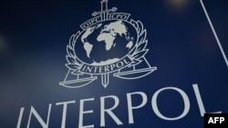 资料照:国际刑警组织的标识