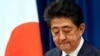Japanese Prime Minister Shinzo Abe gestures during his press conference at the prime minister official residence in Tokyo on August 28, 2020. - Japan's Prime Minister Shinzo Abe announced on August 28, 2020 he will resign over health problems, in a…
