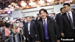 台湾候任副总统赖清德2020年2月3日抵达华盛顿联合火车站。(赖清德脸书图片)