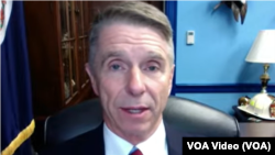 来自维吉尼亚州的共和党籍联邦众议员惠特曼2023年1月25日在2049项目研究所举行的有关美中战略竞争的对话上发表看法。(视频截图)