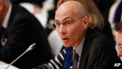 资料照片:联合国人权事务高级专员福尔克尔·蒂尔克。(美联社照片。)