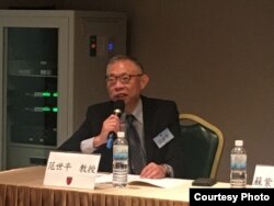 台湾师范大学东亚系教授范世平。(陈筠摄)