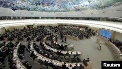 U.N. Human Rights Council ကျင်းပနေစဉ်