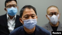 香港民主党主席胡志伟(路透社2020年9月29日)