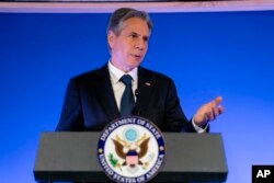 资料照:美国国务卿布林肯