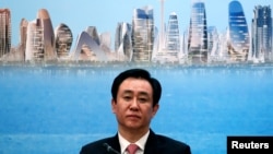 资料照:中国恒大集团董事会主席许家印