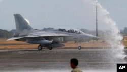 韩国产的新式喷气战机FA-50PH 。