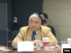 台湾前驻美国军事代表团团长淡志隆(美国之音 陈筠摄)