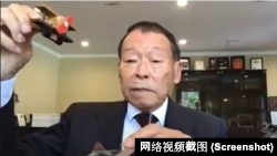 原台湾空军飞行员、作家周平之(笔名周愚)。(网络视频截图)