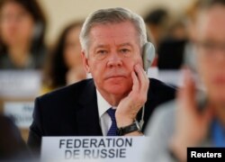 资料照:俄罗斯驻日内瓦联合国大使根纳季∙加蒂洛夫