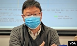 香港浸会大学政治及国际关系学系副教授陈家洛表示,北京稳定压倒一切的主旋律下,特首选举候选人完全没有自主性 (美国之音/汤惠芸)