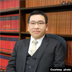 香港大律师肖志文。(Anthony Rogers Chambers网页图片,肖志文授权使用)