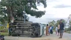 ကားမတော်တဆမှုကြောင့် ထိုင်းရောက်မြန်မာတချို့ ဒဏ်ရာရ ကားမတော်တဆမှုကြောင့် ထိုင်းရောက်မြန်မာတချို့ ဒဏ်ရာရ