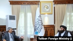 塔利班外长穆塔基与印度外交代表团举行会晤(2022年6月2日)
