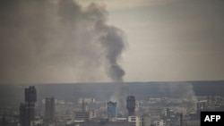 激战中的乌克兰东部的北顿涅茨克市地区 (2022年6月13日)