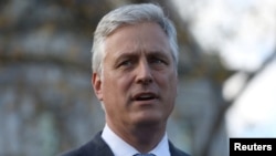 资料照片:时任美国白宫国家安全顾问的罗伯特·奥布莱恩。(路透社2020年11月17日)