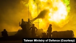 2022年7月27日,台湾陆军金门防卫指挥部联合反登陆作战操演。(照片来自台湾国防部网站)