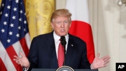 美国总统川普在白宫记者会上讲话(2017年2月10日)
