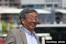 位于美国纽约的《北京之春》名誉主编胡平(照片提供: 胡平)