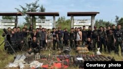 မြဝတီ လေးကေ့ကော် စစ်ကောင်စီစွယ်တော်ကုန်း အမြောက်ဗျူဟာစစ်စခန်းကို KNLA၊ PDF ပူးပေါင်းတပ်တွေ သိမ်းပိုက်။ (သတင်းမှတ်တမ်းဓာတ်ပုံ ကော်ဘရာစစ်ကြောင်း)