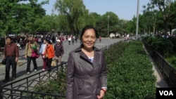 天安门母亲运动发言人尤维洁(美国之音)