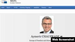 Емерік Шопрад став депутатом Європейського парламенту 2014 р. у Франції від партії Національний фронт