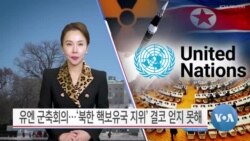 [VOA 뉴스] 유엔 군축회의….‘북한 핵보유국 지위’ 결코 얻지 못해