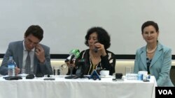 ကုလသမဂ္ဂ အထွေထွေ အတွင်းရေးမှူးချုပ်ရဲ့ ကလေးသူငယ် နဲ့ လက်နက်ကိုင်ပဋိပက္ခဆိုင်ရာ အထူး ကိုယ်စားလှယ် မစ် လိုင်လာ ဇာရူဂူအီ မြန်မာနိုင်ငံခရီးစဉ် သတင်းစာရှင်းလင်းပွဲ။