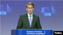 资料照:欧盟发言人斯塔诺(Peter Stano)