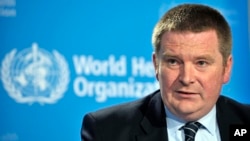 资料照片:世卫组织突发事件主任迈克尔·瑞安(Michael Ryan)医生。(美联社照片)