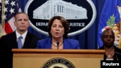 美国司法部副部长莫纳科在新闻发布会上宣布,从殖民管道公司受到勒索软件的攻击中收回价值数百万美元的加密货币。(2021年6月7日)