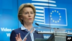 Chủ tịch Ủy hội Châu Âu Ursula von der Leyen ngày thứ Bảy kêu gọi Mỹ "nên tránh những hành động làm suy yếu kết quả quốc tế."