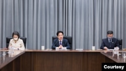 台湾总统赖清德星期五召开今年度首次的国家安全高层会议,宣示将通过编列特别预算,让今年度国防预算达到GDP 3% 以上的目标。(台湾总统府提供)