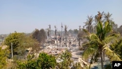 စစ်ကိုင်းတိုင်း ပုလဲမြို့နယ် မွေတုန်ရွာ။ (Photo : AP)