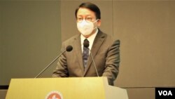 63岁的前入境处处长、现任特首办主任陈国基获委任为新一届政务司司长。 (美国之音/汤惠芸)