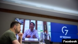 Zelesnkyy addresses G-7 (06-27-2022)