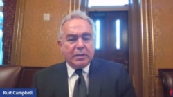 美国白宫国家安全委员会印太政策协调员坎贝尔(Kurt Campbell)6月16日在华盛顿智库“新美国安全中心”年度安全会议上发言。(照片来源:视频截图)