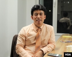 韩国建国大学经济系教授崔培根(葛静怡拍摄)