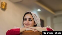 资料照片:来自印控克什米尔地区的普利策奖获得者桑娜·伊尔沙德·马图(Sanna Irshad Mattoo)。