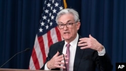 Chủ tịch Fed, Jerome Powell. Ông Powell tăng lãi suất và hứa sẽ còn tăng thêm nữa để ngăn không cho tâm lý lạm phát lan rộng.