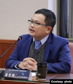 台湾中华港澳之友协会副秘书长萧督圜(照片提供: 萧督圜)